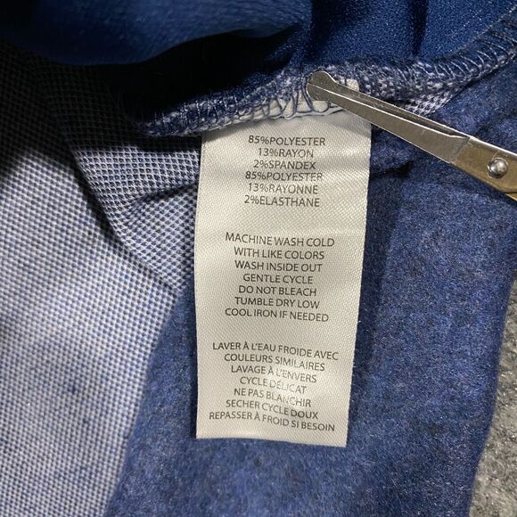 BeachLunchLounge Sally Brushed Knit Shacket Womens X-Large XL Blue Shirt Jacket - Picture 16 of 16